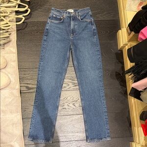 Agolde Straight Leg Blue Jeans